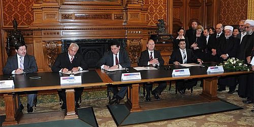 Vertragsunterzeichnung